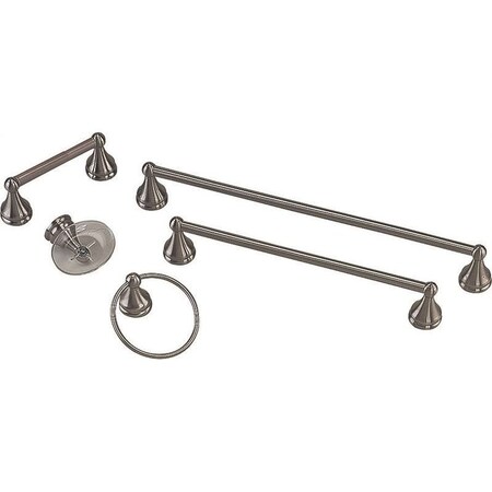 Boston Harbor Bath Accessories Br Nickel 5Pc L5000-BN
